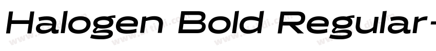 Halogen Bold Regular字体转换 Halogen Bold Regular字体转换